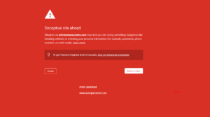 how to fix deceptive site ahead wordpress